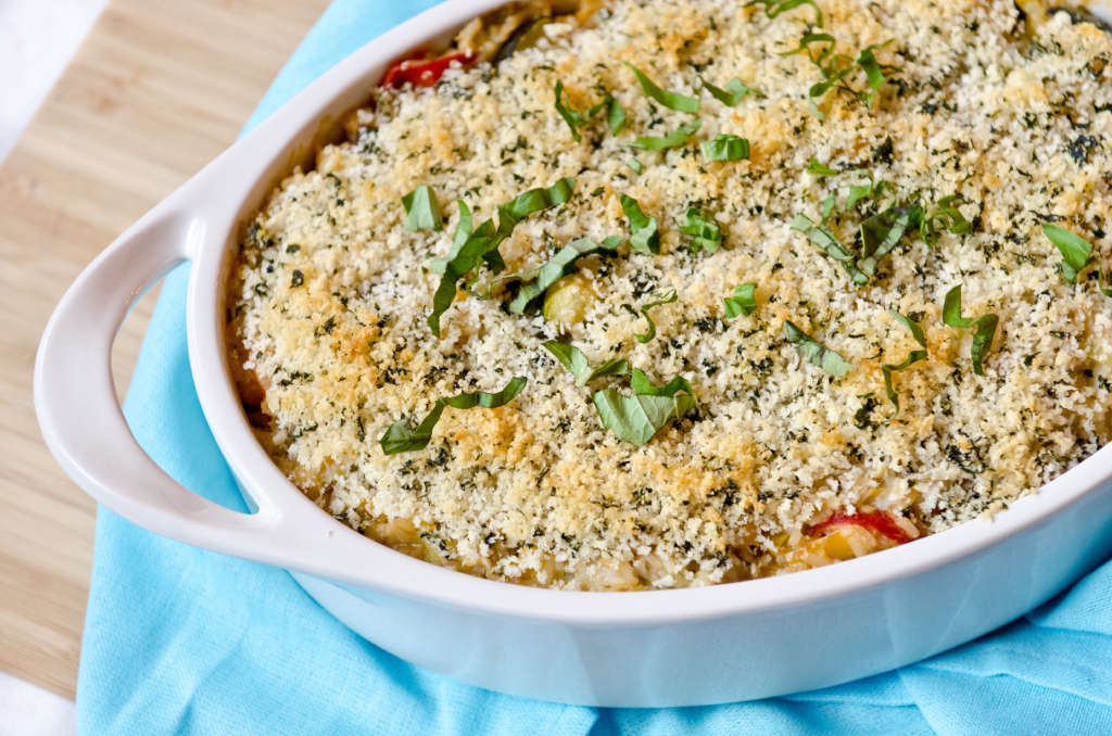Roasted Summer Vegetable & Rice Casserole The Fig Tree